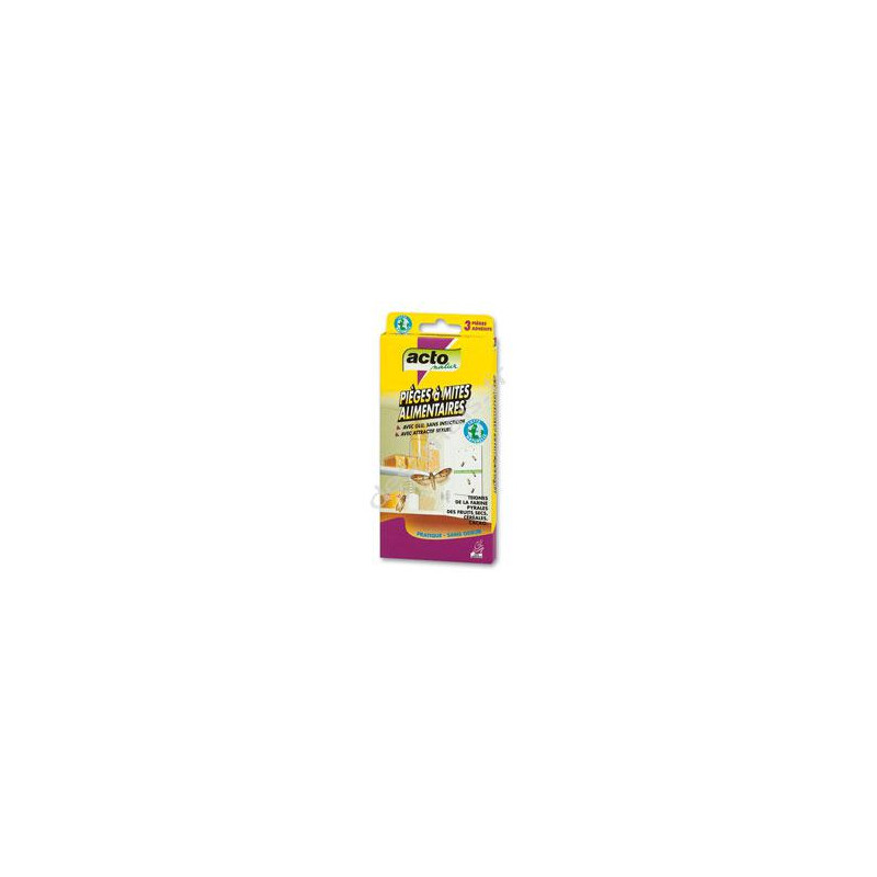 PIEGE A MITES ALIMENTAIRES LOT DE 3 PIEGES