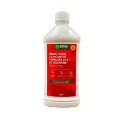 PUNAISE DE LIT ET ACARIENS INSECTICIDE CONCENTRE LE VRAI FLACON DE 1L (5853)