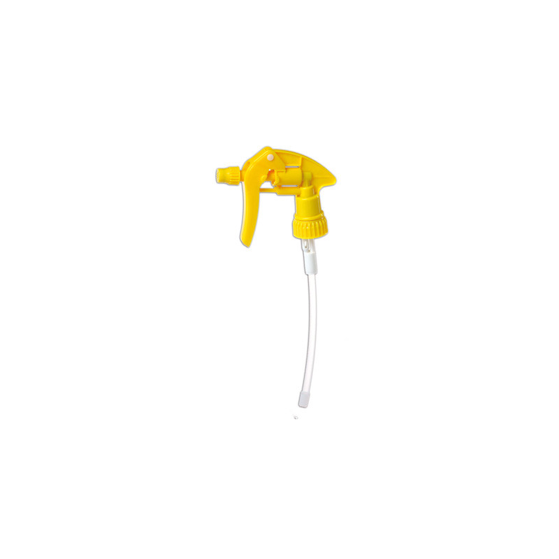 PISTOLET JAUNE TUBE COURT POUR VAPORISATEUR 600ML ECO
