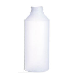 FLACON VIDE CYLINDRIQUE POUR BOUCHON (REF 21066B) OU POMPE 2ML (5112C) 1L