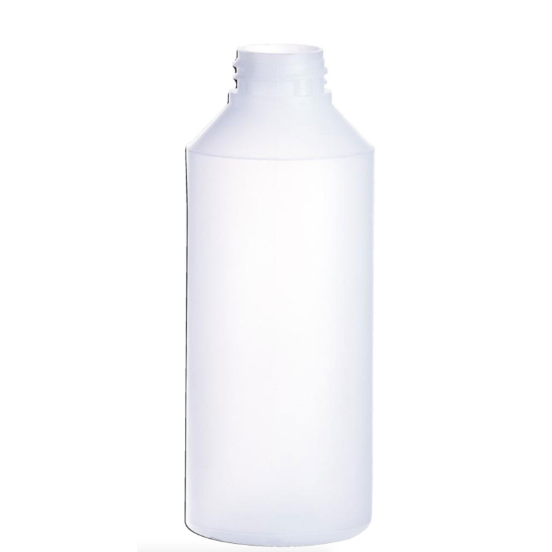 FLACON VIDE CYLINDRIQUE POUR BOUCHON (REF 21066B) OU POMPE 2ML (5112C) 1L