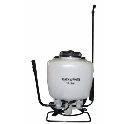 PULVERISATEUR DORSAL BLACK AND WHITE 15L CUVE BLANCHE REF 450.750.000