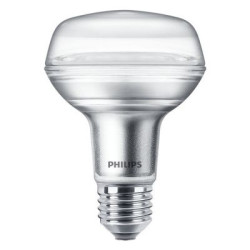 PHILIPS SPOT LED E27 R80 4W 345LM 36D - 827 BLANC TRES CHAUD | EQUIVALENT 60W