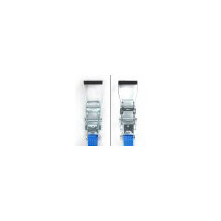 SANGLE D'ARRIMAGE 50MM 2 PIECES AVEC CROCHET DROIT 8.5M+0.5M 4TONNES