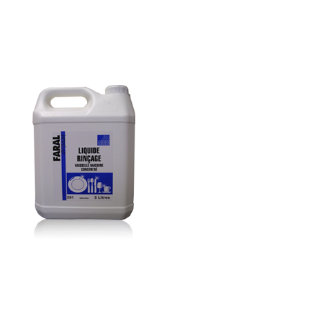 FARAL OPTIMUM 291 LIQUIDE DE RINCAGE MACHINE EAU DOUCE- MOYENNE BIDON DE 5L