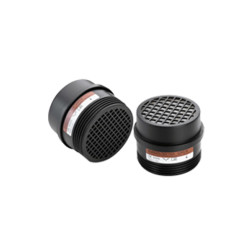 FILTRE EURMASK A2P3 R GAZ ET POUSSIERE TOXIQUE LOT DE 2 CARTOUCHES