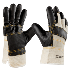 GANTS 99SUPNO FLEUR D'AMEUBLEMENT DOS TOILE ECRU/NOIR TAILLE 10