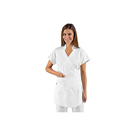 KIMONO TAHITI BOHEME BLANC 100 POLYESTER ISACCO TAILLE M