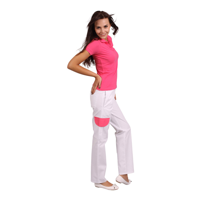 PANTALON FEMME REMI MONACO BLANC/FUCHSIA REMI TAILLE 0