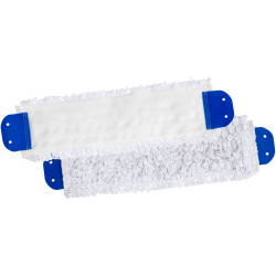 BANDEAU FRANGE COTON LANGUETTES BLANC 40CM (DME 0708511/M)
