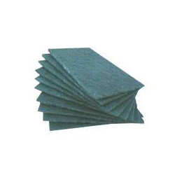 TAMPON PAD FIN ABRASIF VERT QUALITE SUPERIEURE 140X225 LOT DE 10