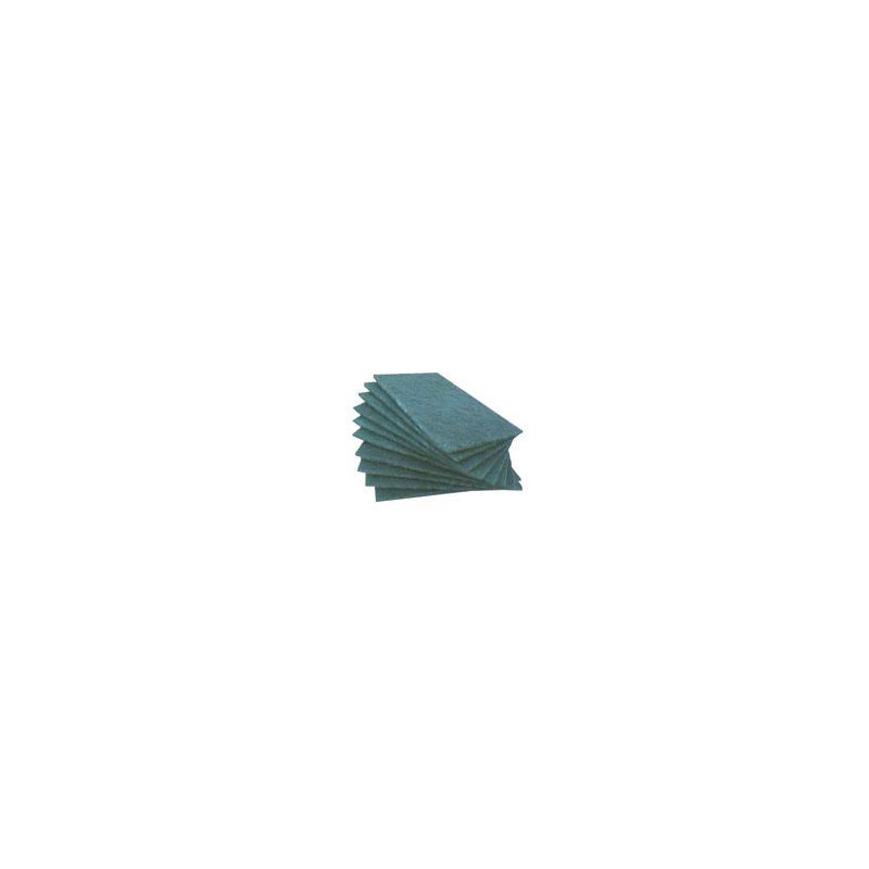 TAMPON PAD FIN ABRASIF VERT QUALITE SUPERIEURE 140X225 LOT DE 10