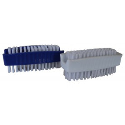 BROSSE A ONGLES 8,5CM DEUX FACES PVC PETIT MODELE