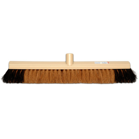 BALAI FIBRE COCO MOUSTACHE 60CM Ø28 DOUILLE POUR MANCHE CANTONNIER (3991)
