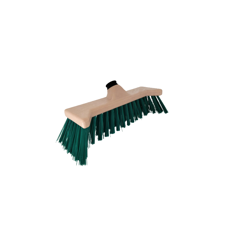 BALAI CANTONNIER 29CM BALDOZER PVC VERT DOUILLE NCLINEE EXTERIEUR (020861)