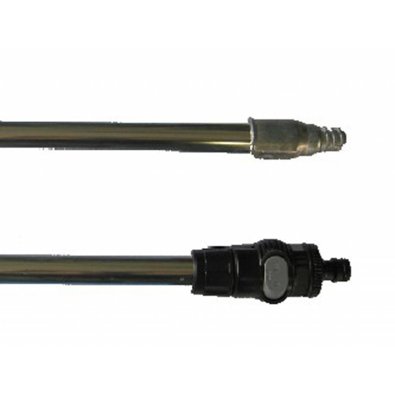 MANCHE ALUMINIUM 140CM PASSAGE D'EAU POUR BROSSES DE LAVAGE