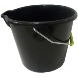 SEAU LAVEUR 14L ROND NOIR (1258S)