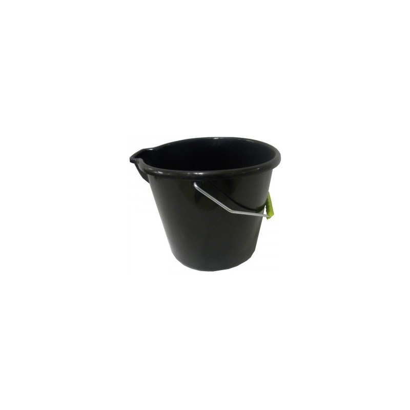 SEAU LAVEUR 14L ROND NOIR (1258S)