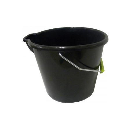 SEAU LAVEUR 14L ROND NOIR (1258S)