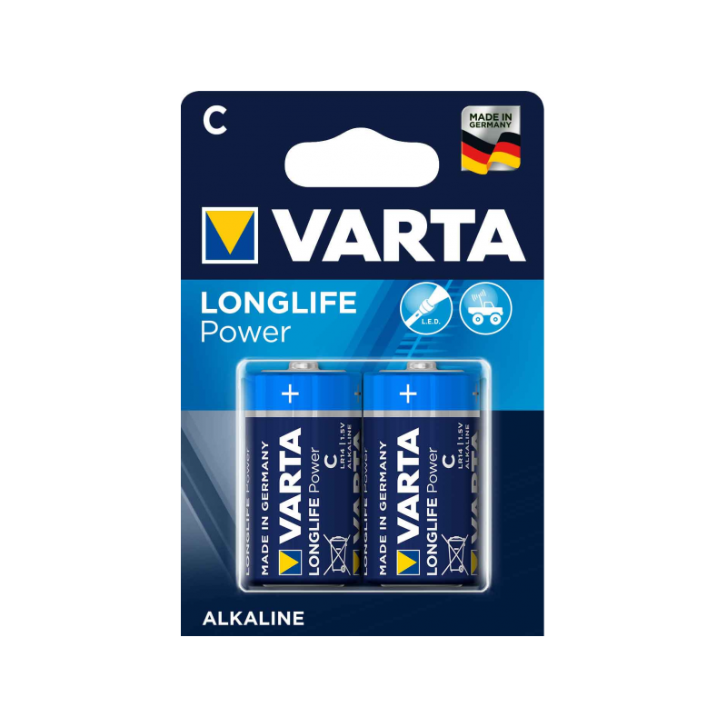 PILE ALCALINE LR14 LOT DE 2