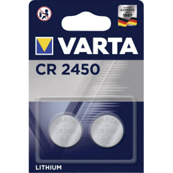 PILE BOUTON LITHIUM 3V CR 2450 LOT DE 2