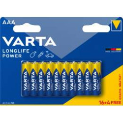 PILE ALCALINE LR03 AAA BLISTER 16+4
