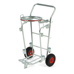 CHARIOT DE VOIRIE AVEC ANNEAU PORTE SAC