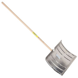 POUSSOIR A NEIGE ALU 46.5CM AVEC MANCHE