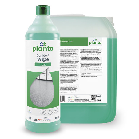 CORRIDOR WIPE NETTOYANT D'ENTRETIEN ECOLOGIQUE DES SOLS SPORTIFS PH:8,50 ECOLABEL FLACON DE 1L