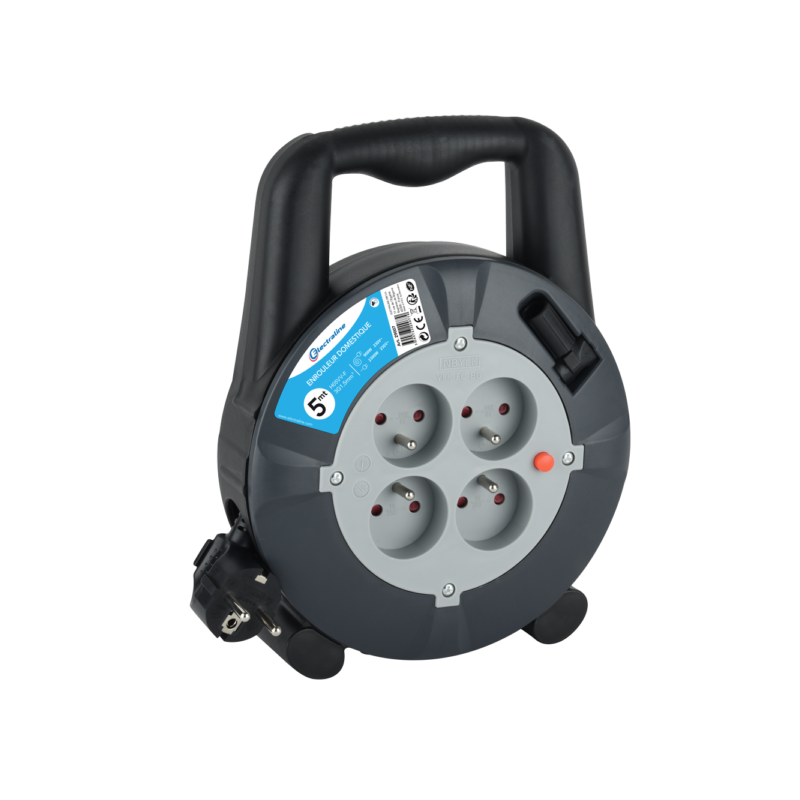 RALLONGE ELECTRIQUE ENROULEUR SECTION 3G1,5 - 5M (29007)