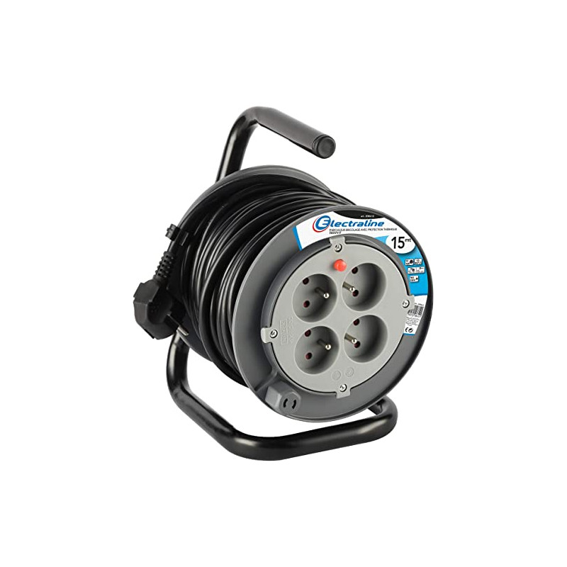 RALLONGE ELECTRIQUE ENROULEUR 15M