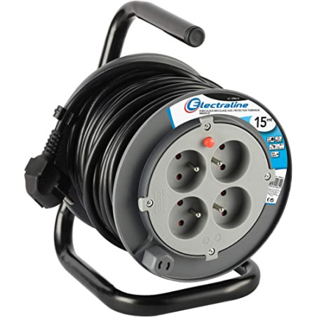 RALLONGE ELECTRIQUE ENROULEUR 15M