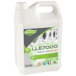 LLE7000 LESSIVE LIQUIDE ECOCERT pH11 EXEOL BIDON DE 5L