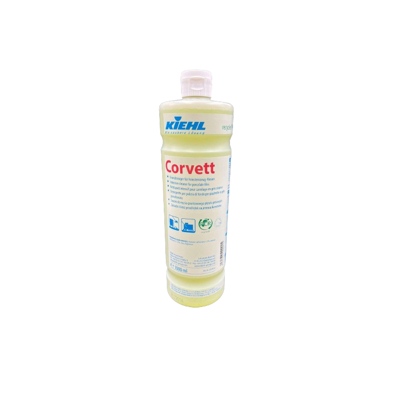 CORVETT NETTOYANT INTENSIF ALCALIN POUR CARRELAGES MICROPOREUX KIEHL FLACON DE 1L