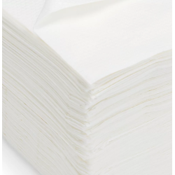 SERVIETTES DE TABLE 1 PLIS 30X30CM BLANC- CARTON DE 4000