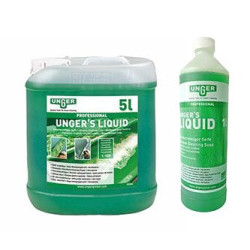 LIQUIDE NETTOYANT SPECIAL VITRES (SYSTEME MOUILLEUR) UNGER BIDON 1L