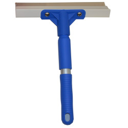RACLETTE 35CM PLAN DE TRAVAIL POIGNEE BLEUE ALIMENTAIRE (5535B)