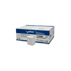 PAPIER TOILETTE ENCHEVETRE 9000F 2PLIS 11X18CM PURE OUATE BLANC ECOLABEL CELTEX (71125N)- CARTON DE 9000F