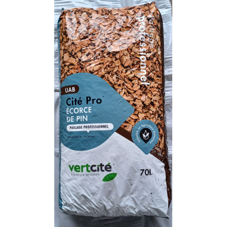 ECORCE DE PIN 25/40 SAC 70 LITRES 