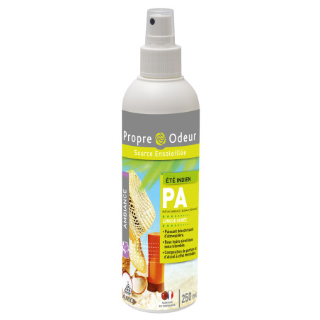 PARFUM D'AMBIANCE PROPRE ODEUR ETE INDIEN VAPO DE 250ML (POD0224)