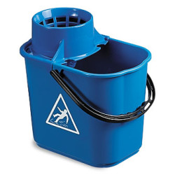SEAU ESSOREUR MASTER LUX 16L AVEC ESSOREUR BLEU (070208/B)