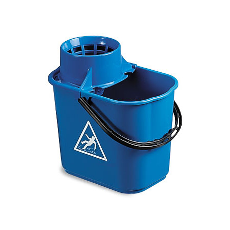 SEAU ESSOREUR MASTER LUX 16L AVEC ESSOREUR BLEU (070208/B)