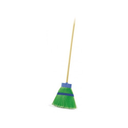 BALAI EXTERIEUR VERDE AVEC MANCHE BOIS 1M10