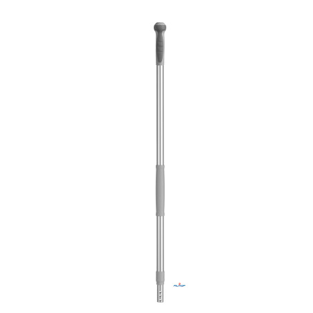 MANCHE TELESCOPIQUE ALUMINIUM ANODISE 3 TROUS POIGNEE ERGONOMIQUE 102-184CM