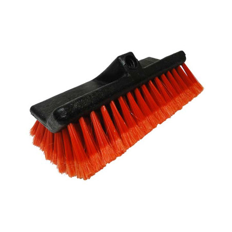 BROSSE DE LAVAGE 25CM BI-FACES SPECIALE ACIDE ROUGE