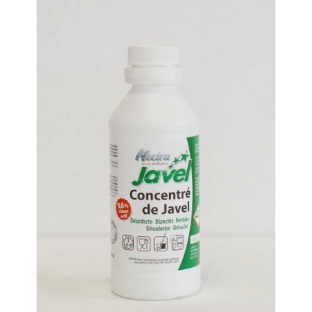 CONCENTRE DE JAVEL 9,6° NETTOYANT DESINFECTANT DETACHANT BLANCHISSANT CRUCHONS A VIS LOT DE 30X250ML