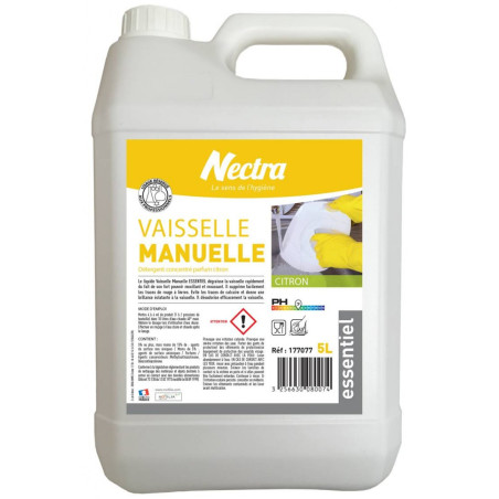 LIQUIDE VAISSELLE/VITRES ESSENTIEL NECTRA (1770776) 5L