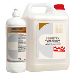 KEMIKA COUNTRY PROTECTEUR AUTOLUSTRANT ACRYLIQUE POUR PARQUETS ET SURFACES EN BOIS BIDON DE 5L