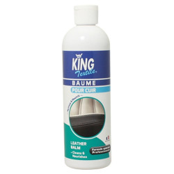 BAUME NETTOYANT ET NOURRISSANT CUIR KING TEXTILE FLACON DE 500ML
