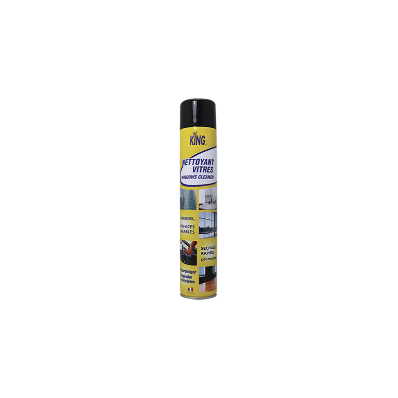 NETTOYANT VITRES KING (A02130) AEROSOL DE 750ML